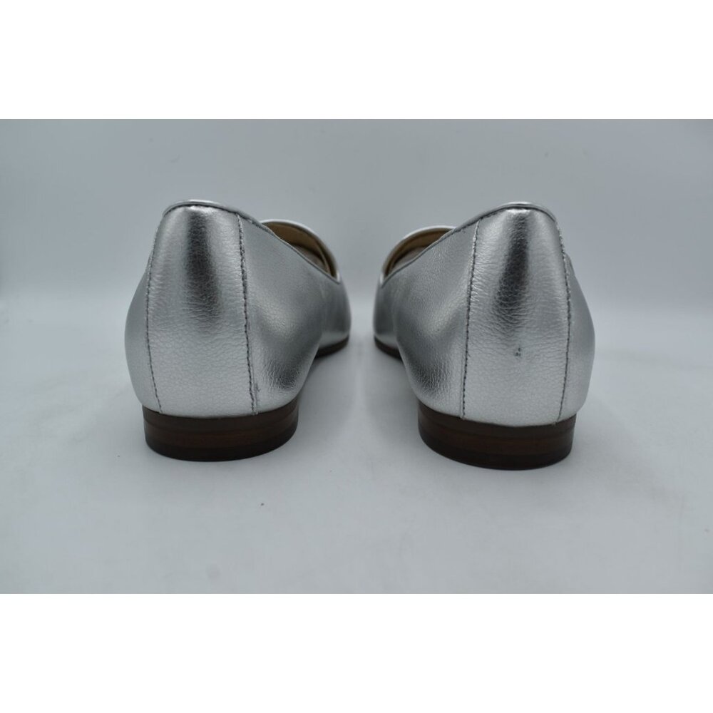 Vionic Womens Size 10 Willa II Silver Metallic Slip On Comfort Loafer Shoes - Picture 5 of 13